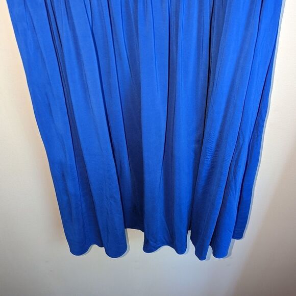 J. CREW Cobalt Blue Flowy Dress Plus Size 16 - Picture 6 of 12
